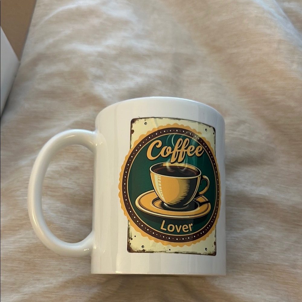Coffee Lover Mug with Vintage Design